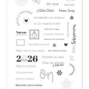 Sello Días de magia Babe it's cold outside - Mintopía