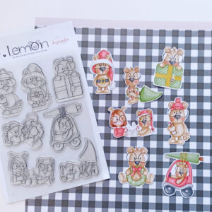 Mr Lemon en Navidad Sello+Troquel - Alúa Cid