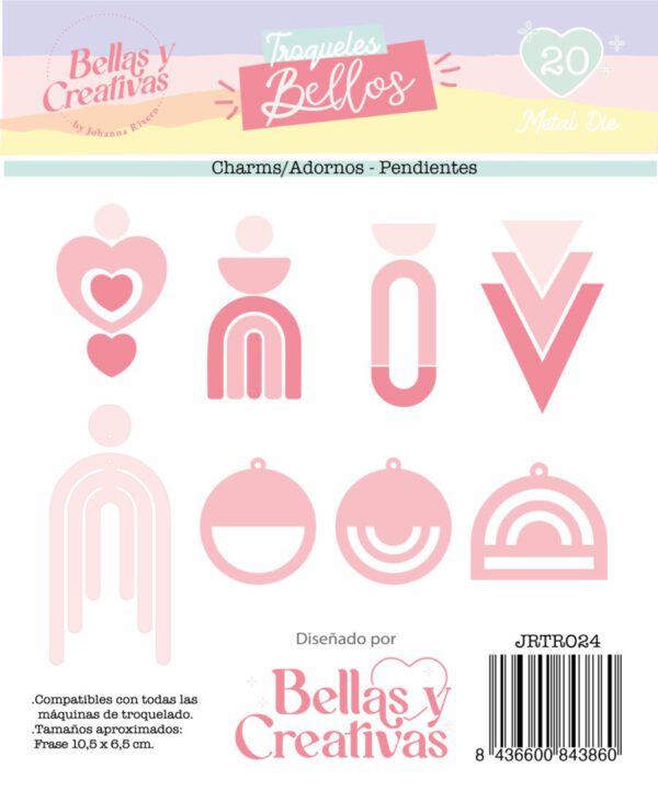 Troquel Charms - Bellas Y Creativas