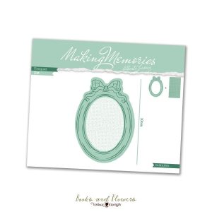 Troquel Camafeo Books & Flowers - Vintage Odyssey